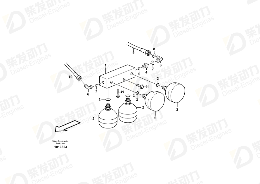 VOLVO Block 11192975 Drawing