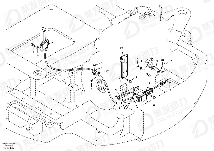 VOLVO BOLT_HEX SOCKET HD SA9016-10503 Drawing