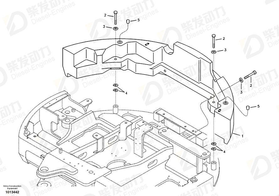 VOLVO Washer 14525216 Drawing