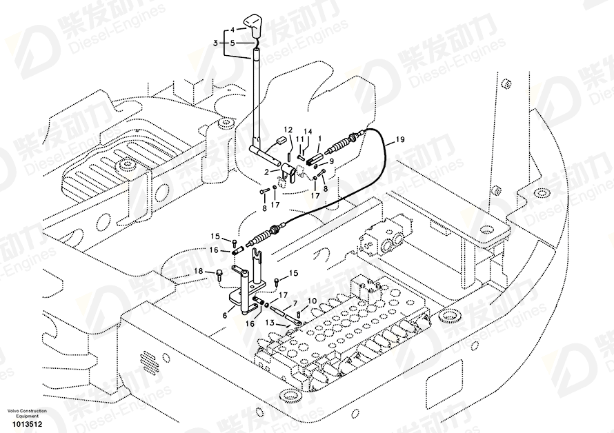 VOLVO Flange screw 947542 Drawing