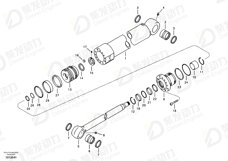 VOLVO Set screw 963059 Drawing