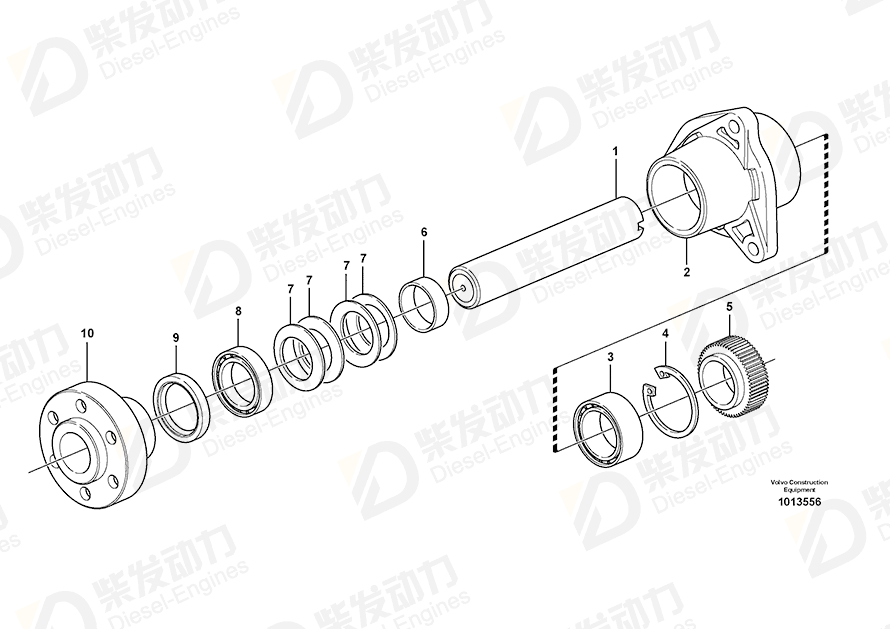 VOLVO Sealing ring 1546480 Drawing VOLVO Sealing ring 1546480 Drawing