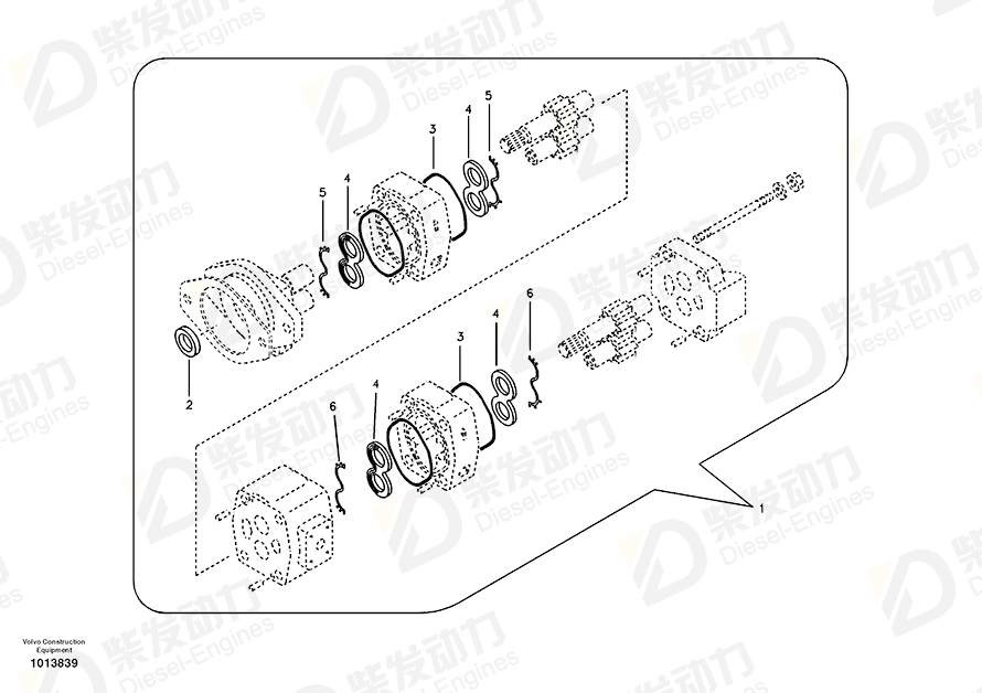 VOLVO Sealing 14530614 Drawing