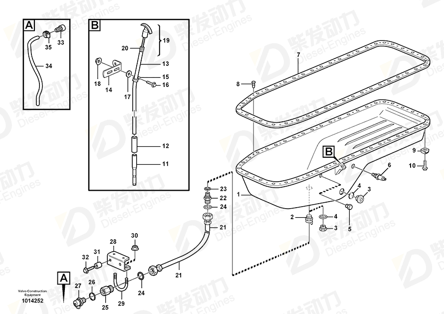 VOLVO Flange screw 11707327 Drawing VOLVO Flange screw 11707327 Drawing