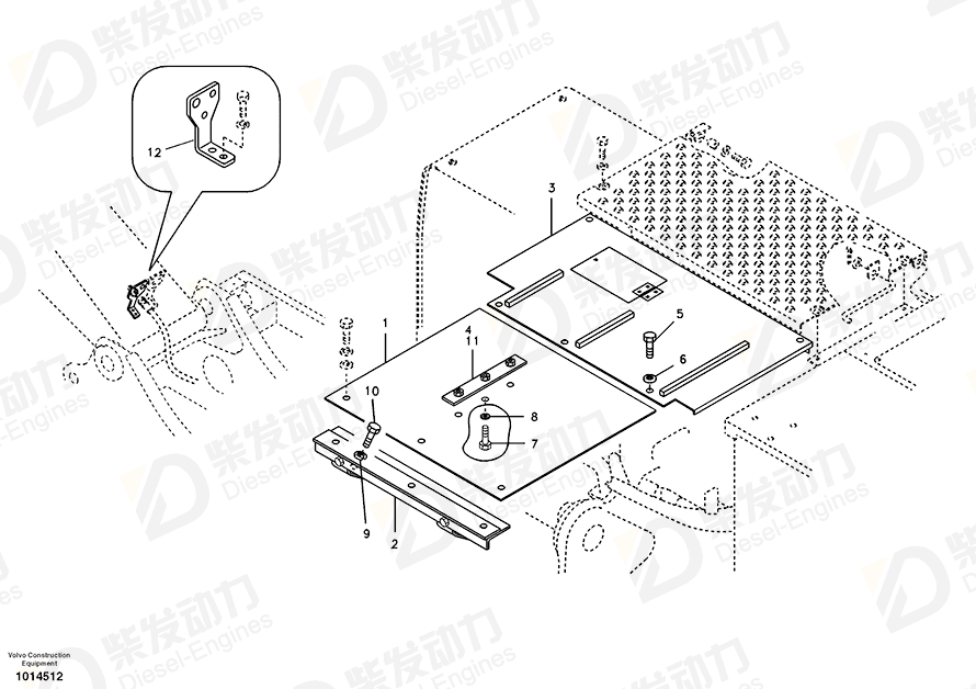VOLVO Cover 14522514 Drawing