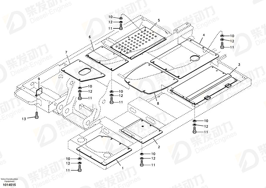 VOLVO Cover 14515282 Drawing