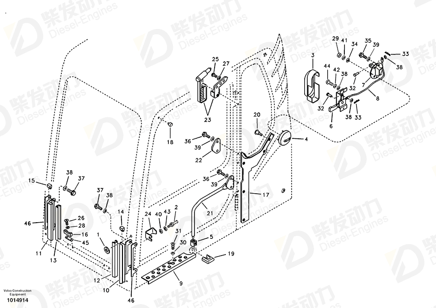 VOLVO Toothed washer 14880428 Drawing