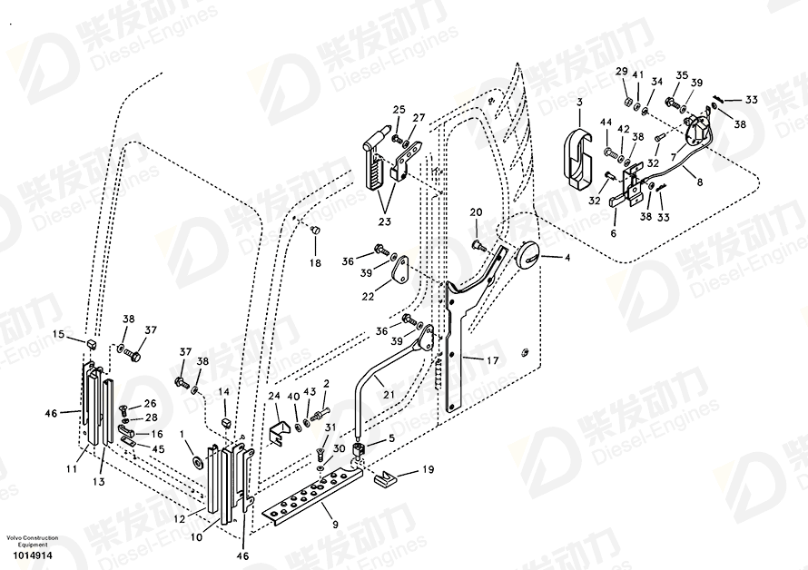 VOLVO Toothed washer 14880428 Drawing VOLVO Toothed washer 14880428 Drawing