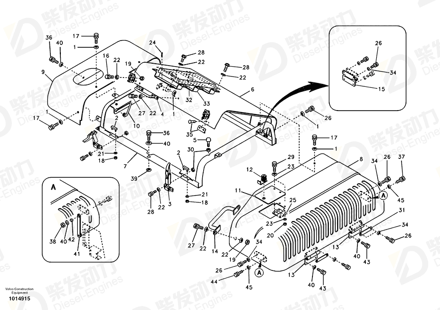 VOLVO Frame 14510159 Drawing