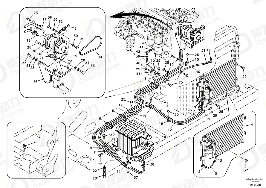 VOLVO Bracket 14521290 Drawing