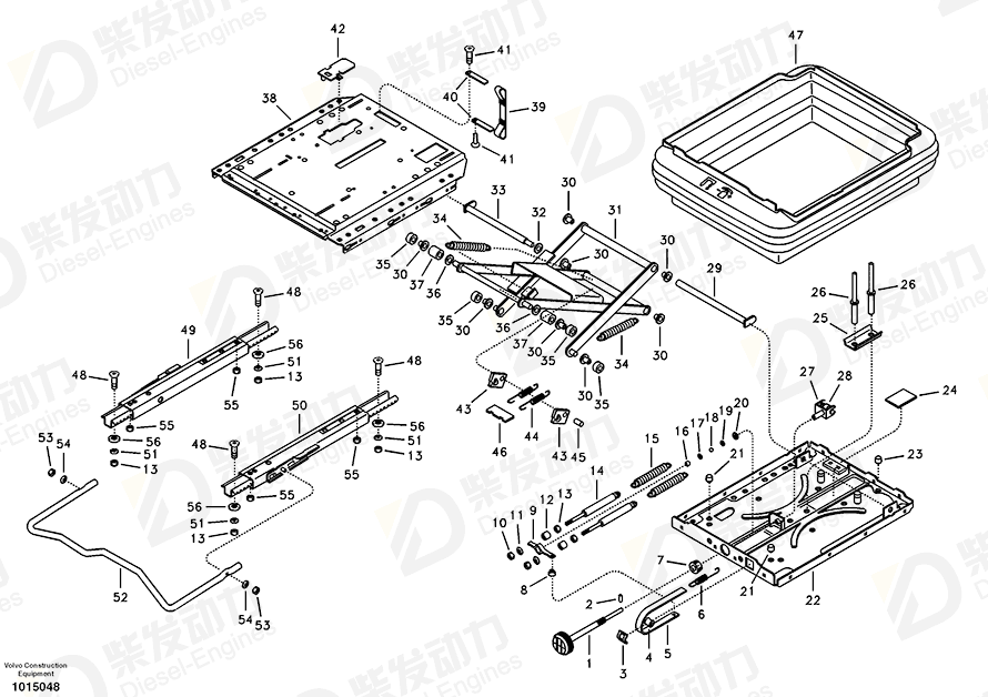 VOLVO Spring 2289763 Drawing