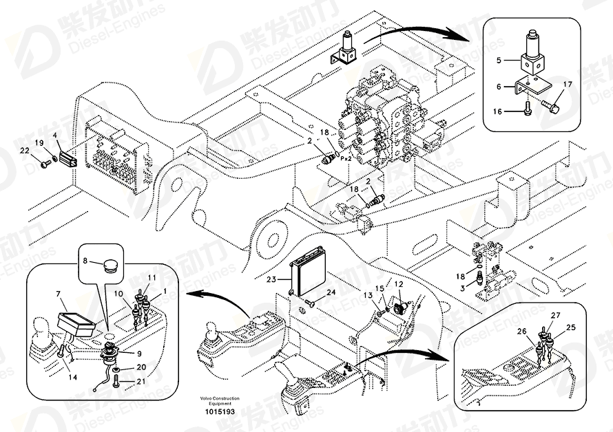 VOLVO ECU 14518349 Drawing