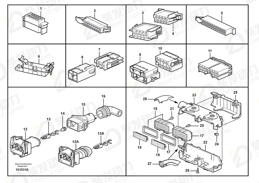 VOLVO Housing 977897 Drawing