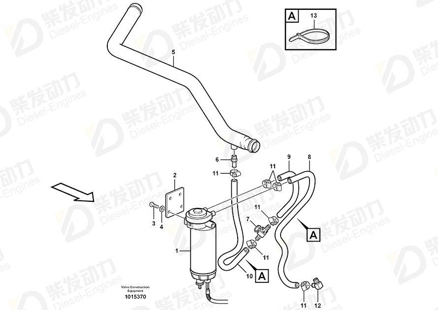 VOLVO Bracket 11192614 Drawing