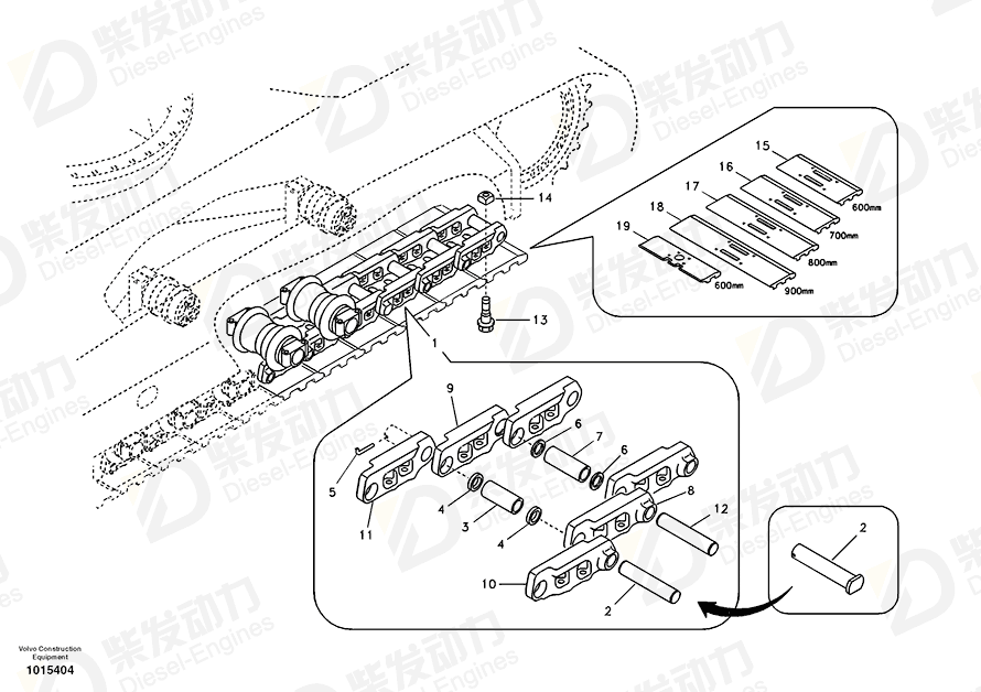 VOLVO Bushing SA1082-02521 Drawing