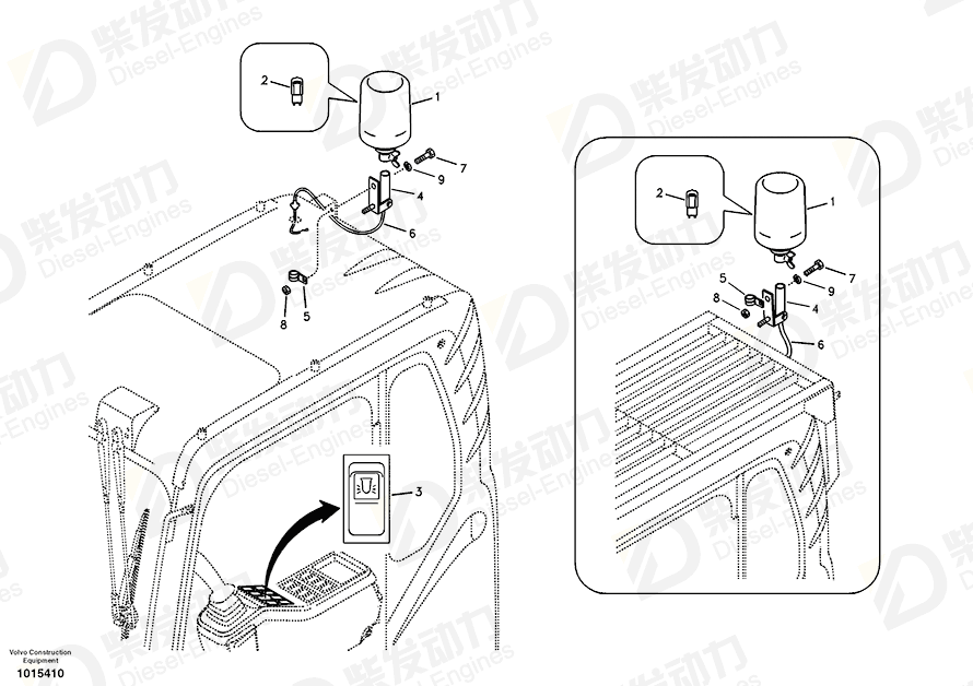 VOLVO Bulb 14500272 Drawing