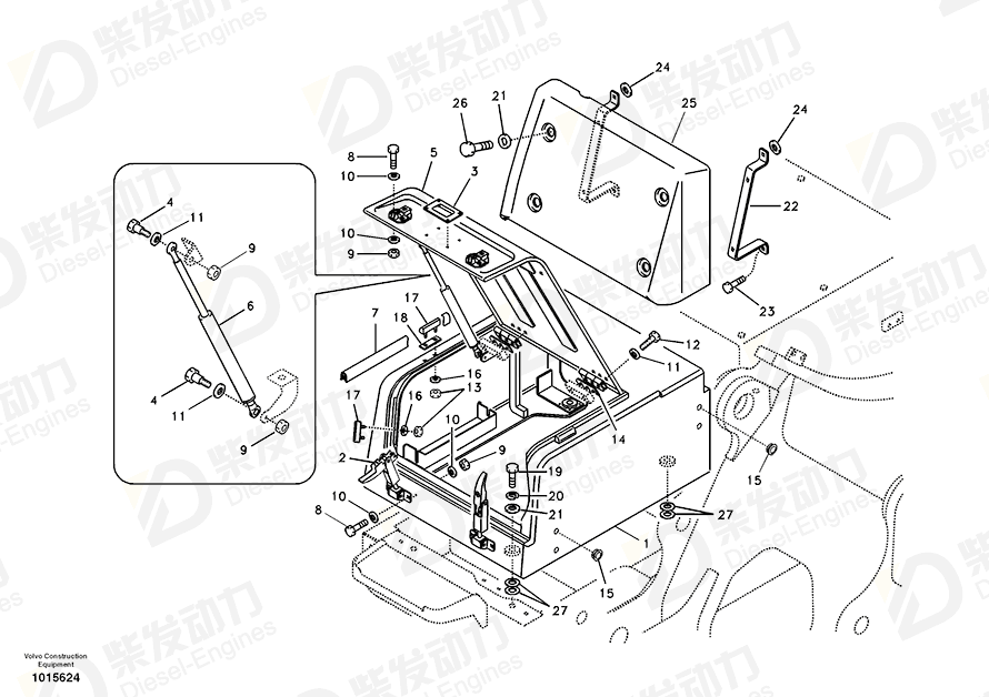 VOLVO Door 14508841 Drawing