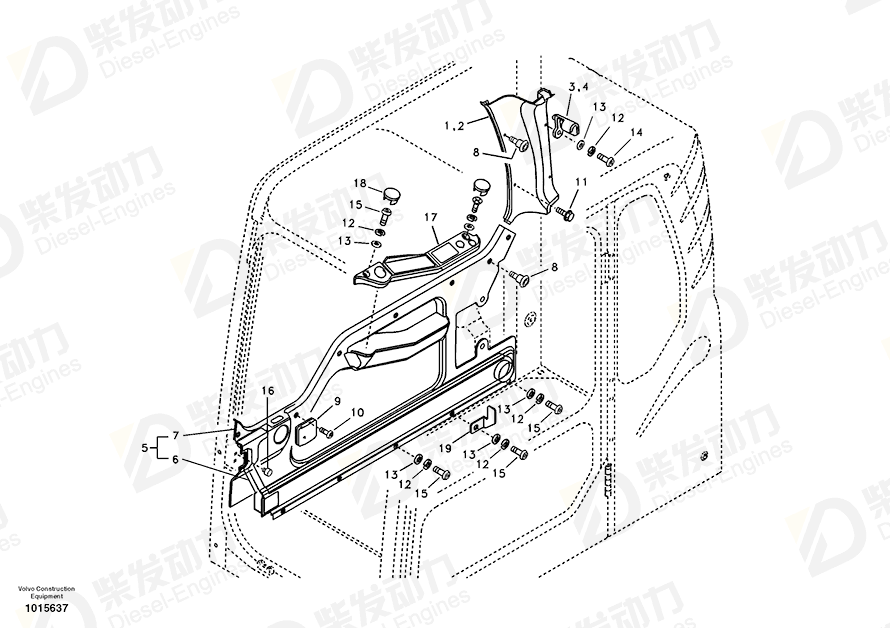 VOLVO Cover 14506840 Drawing