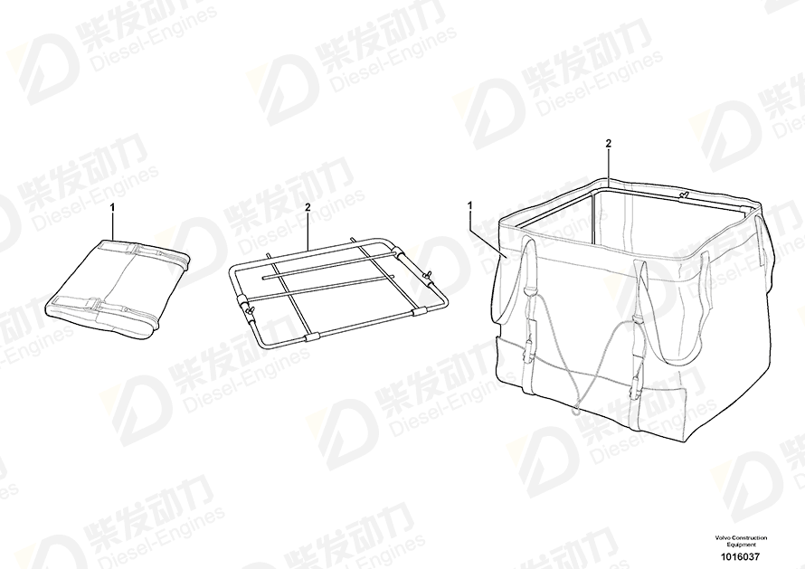 VOLVO Fitting 7411636 Drawing