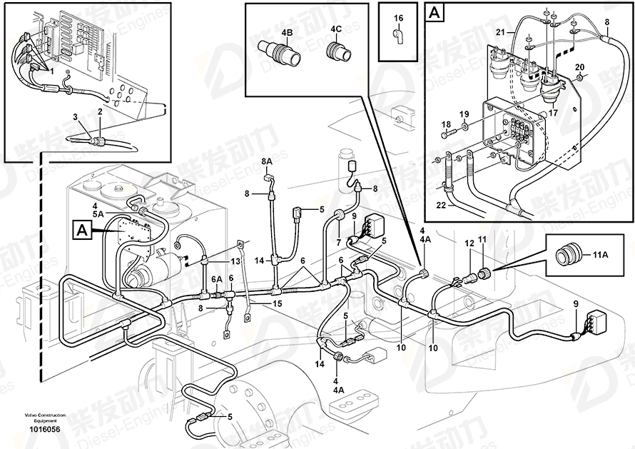 VOLVO End sleeve 4803714 Drawing