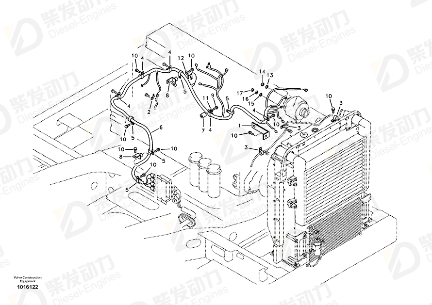 VOLVO Wire harness 14525033 Drawing VOLVO Wire harness 14525033 Drawing