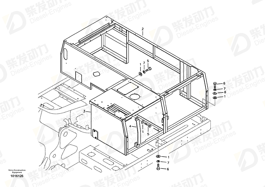 VOLVO Frame 14519849 Drawing