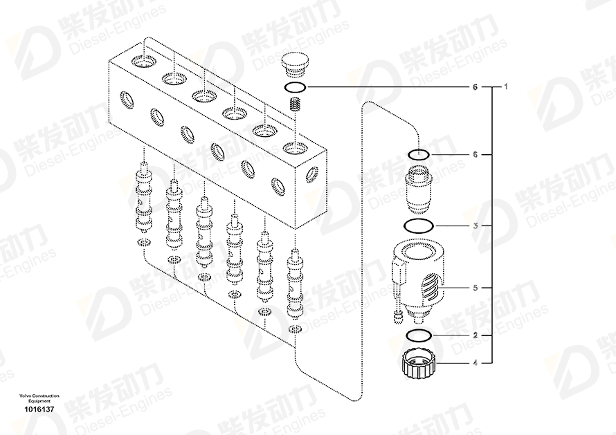 VOLVO Nut 14503079 Drawing