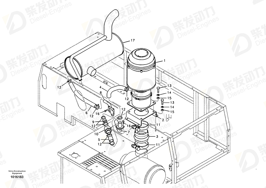 VOLVO Pipe 14531494 Drawing
