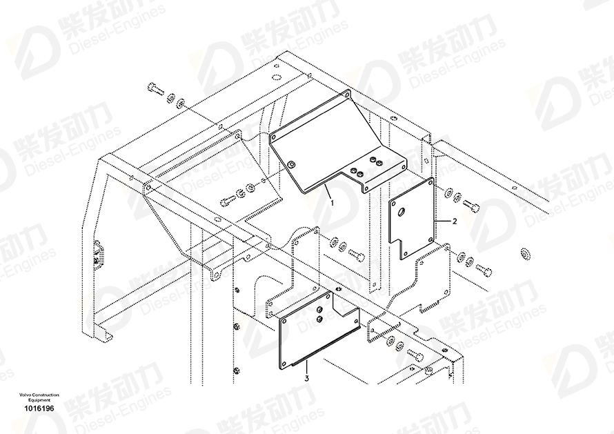 VOLVO Cover 14533428 Drawing