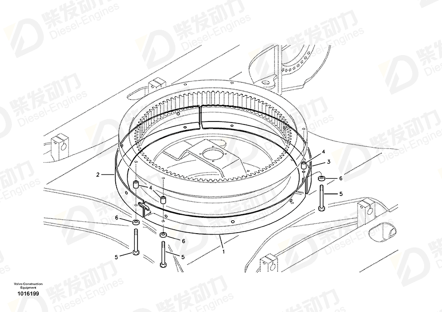 VOLVO Cover 14532103 Drawing