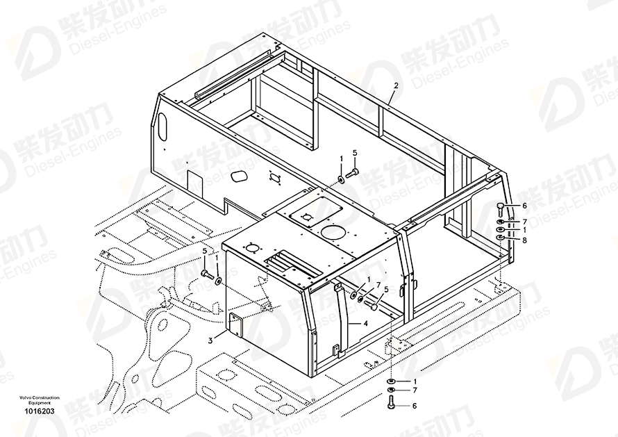 VOLVO Cover 14522058 Drawing