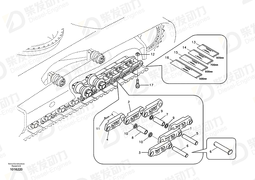 VOLVO Sealing 14530367 Drawing