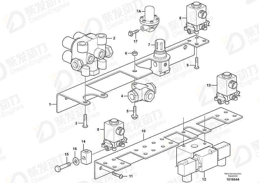 VOLVO Repair kit 11709723 Drawing