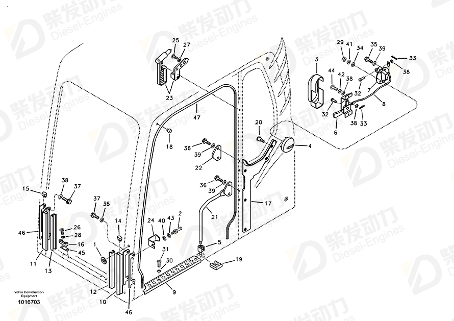VOLVO Cable 14506789 Drawing