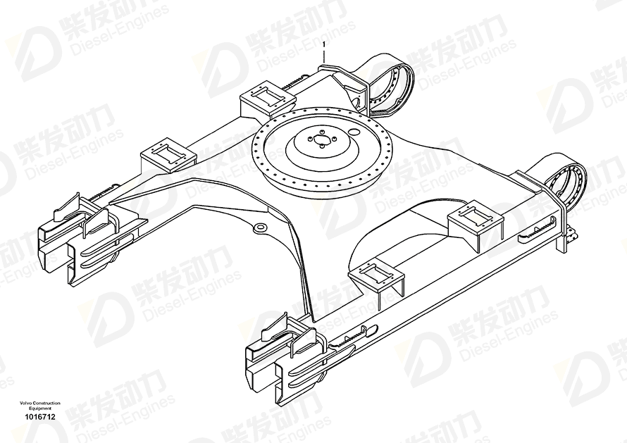 VOLVO Frame 14546743 Drawing