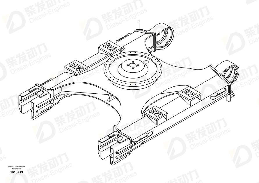 VOLVO Und Crg Frame 14546700 Drawing VOLVO Und Crg Frame 14546700 Drawing