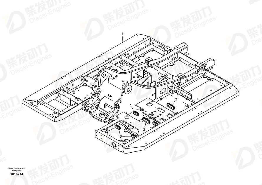 VOLVO Frame 14550119 Drawing