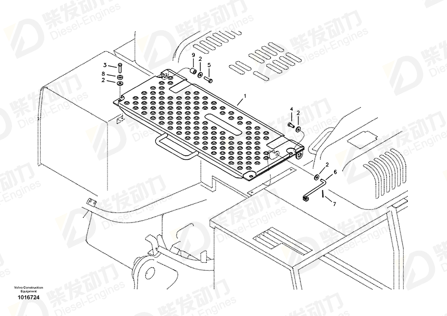 VOLVO Cover 14547245 Drawing