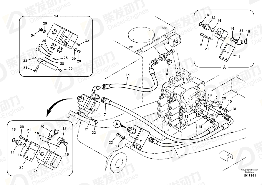 VOLVO Plug 14880071 Drawing