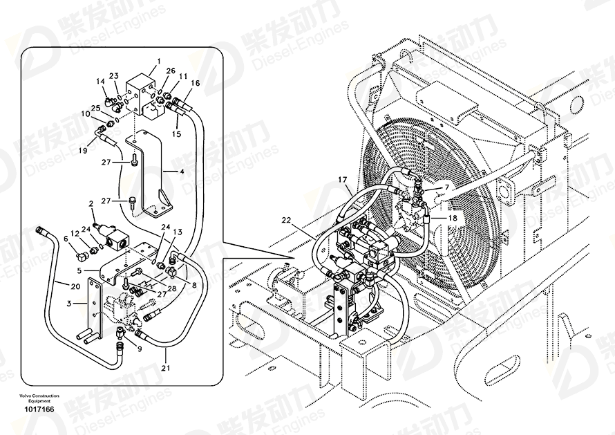 VOLVO Connector SA9412-22010 Drawing