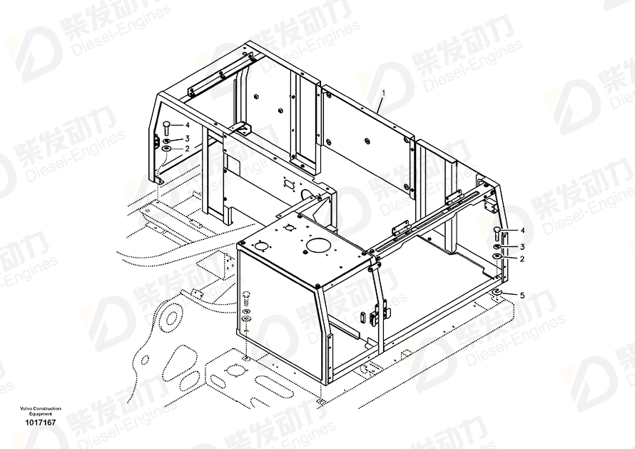 VOLVO Cowl 14533856 Drawing