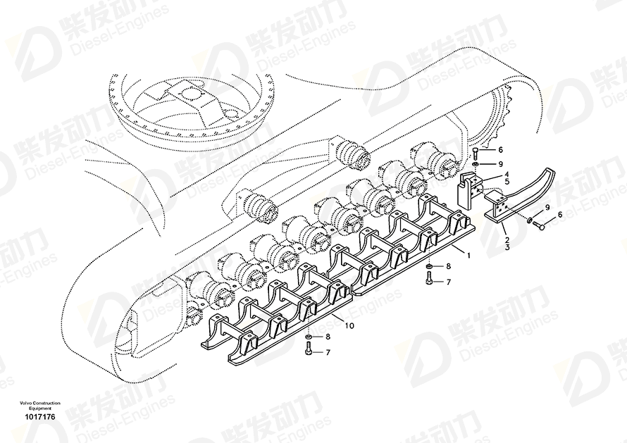 VOLVO Support 14555986 Drawing