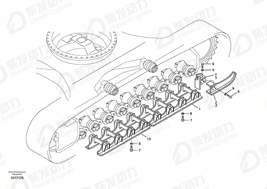 VOLVO Guard 14543409 Drawing