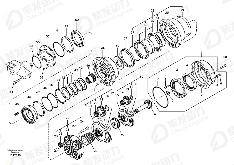 VOLVO Spacer SA8230-35580 Drawing