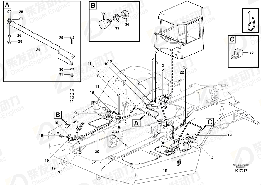 VOLVO Nut 20429411 Drawing