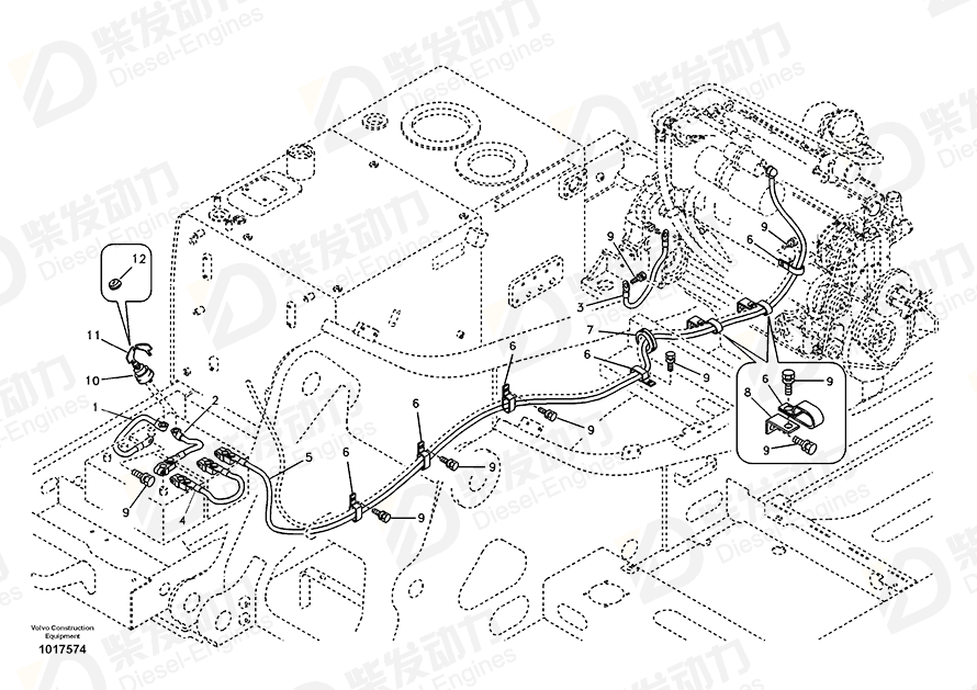 VOLVO Switch 14588962 Drawing