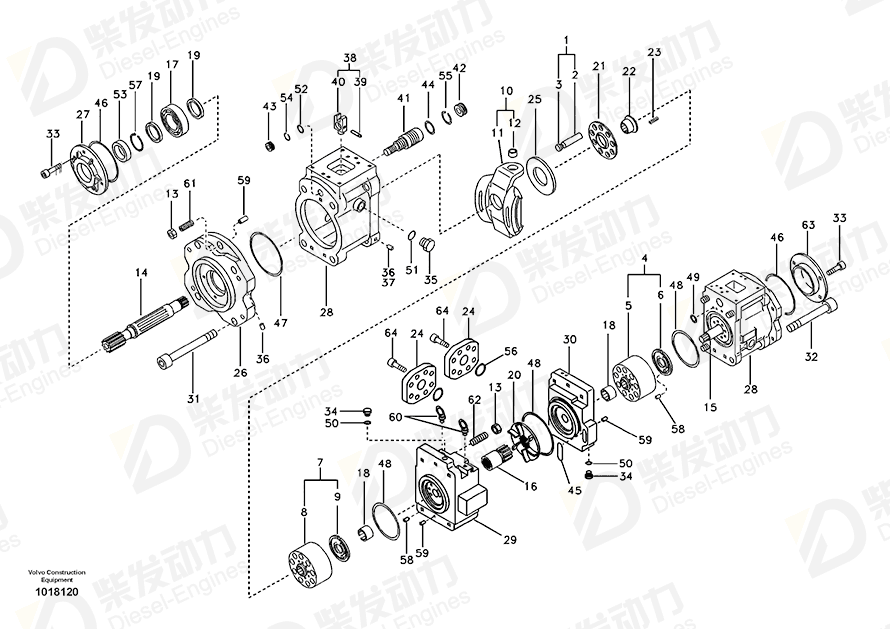 VOLVO Piston 14512923 Drawing