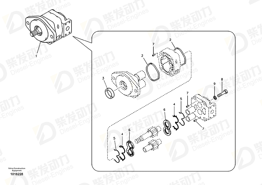 VOLVO Washer SA7218-00380 Drawing VOLVO Washer SA7218-00380 Drawing
