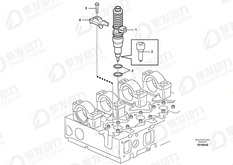 VOLVO O-ring Kit 276644 Drawing