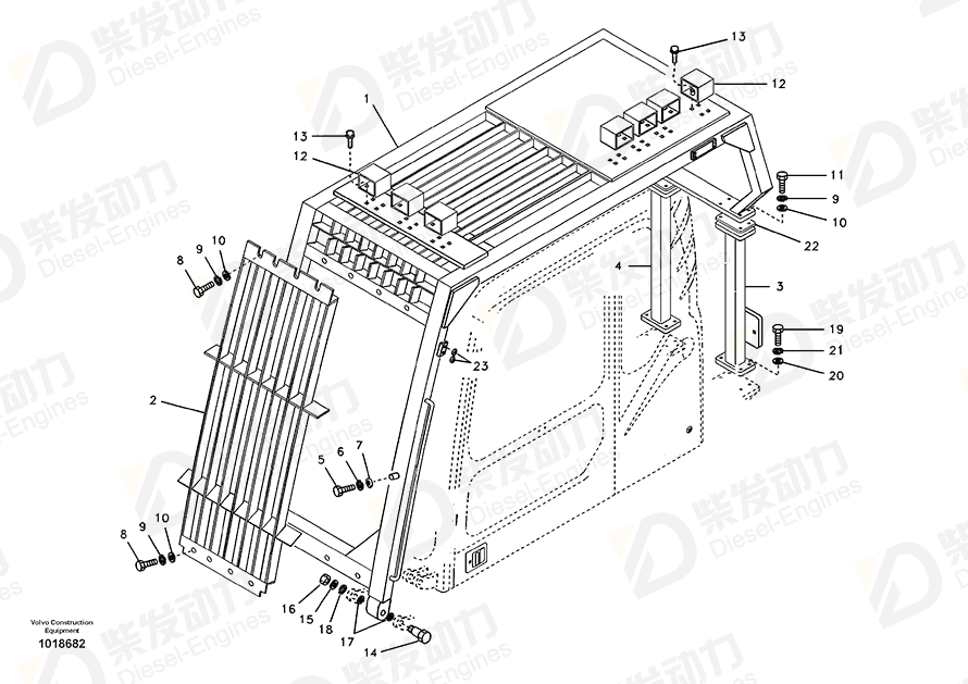 VOLVO Bolt SA9011-41611 Drawing VOLVO Bolt SA9011-41611 Drawing